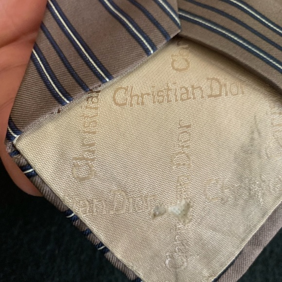 Christian Dior silk tie - Picture 3 of 4